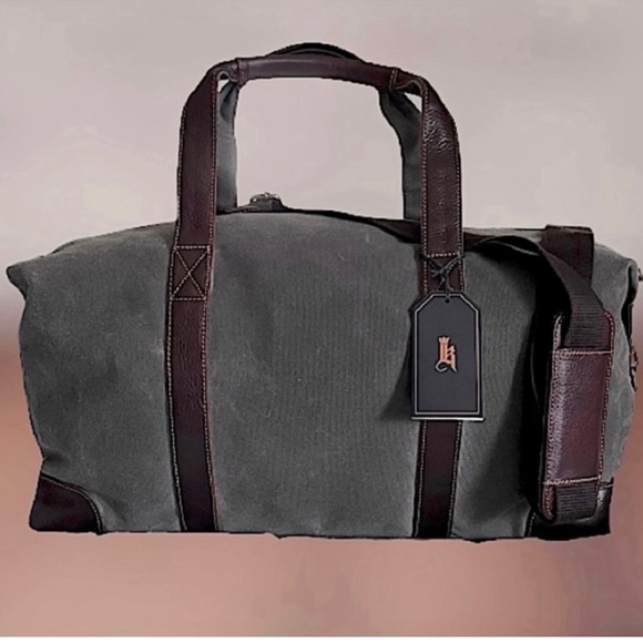 links & kings Other - HOST PICK *-NWT-Links & Kings NWT
Leather and Waxed Canvas Weekender Travel Bag